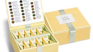 Tea Forte Organic Assorted Variety Tea Sampler, Tea Tasting...