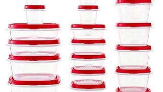 Rubbermaid 42-Piece Food Storage Containers with Lids, Salad...