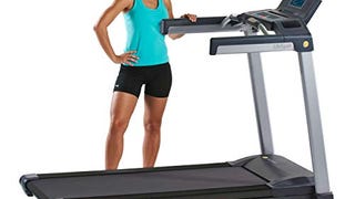 LifeSpan Fitness TR3000iT Folding Treadmill with 7" full-...