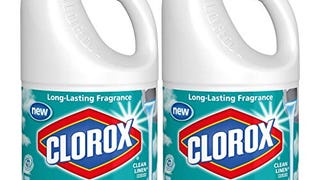 Clorox Splash-Less Bleach, Clean Linen Scent, 55 Ounces,...