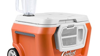 Coolest Cooler (60 Quart, Classic Orange) Premium ice Chest...