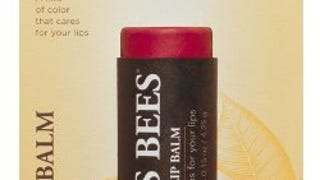 Burt's Bees 100% Natural Tinted Lip Balm, Rose with Shea...