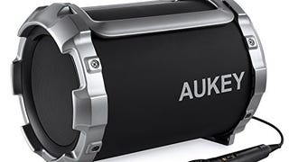 AUKEY Portable Bluetooth Speaker with Microphone, Adjustable...