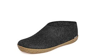 Glerups Wool Shoe Rubber Outsole Charcoal/Honey Rubber...
