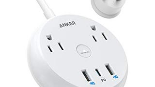 USB C Power Strip with Power Delivery, Anker PowerStrip...