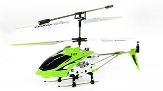Syma S107 3 Channel RC Helicopter with Gyro, Green