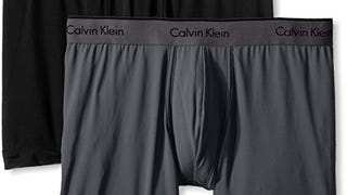 Calvin Klein Men's 2-Pack Micro Boxer Brief, Black/Grey...