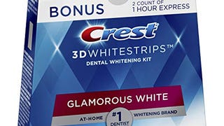 Crest 3D Whitestrips, Glamorous White, Teeth Whitening...