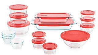 Pyrex Bake 'N Store Glass Food Bakeware and Storage Containers...