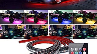 EJ's SUPER CAR 4PCs Car Neon Underglow Underbody LED Light...