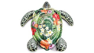 Intex Realistic Print Sea Turtle Inflatable, 75" X 67", for...