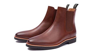 New Republic Men's Huxley Leather Chelsea Boot with Crepe...