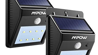 Mpow MSL3D-PS-1-NV, 2-Pack 8 LED Wireless Waterproof Motion...