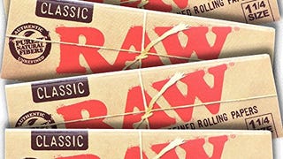 Raw Unrefined Classic 1.25 1 1/4 Size Cigarette Rolling...