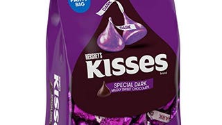 Hershey's Kisses Dark Chocolate Candy, 36.5 Ounce Bulk...
