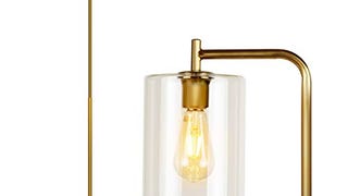 Brightech Elizabeth LED Floor lamp, Tall Lamp with Glass...