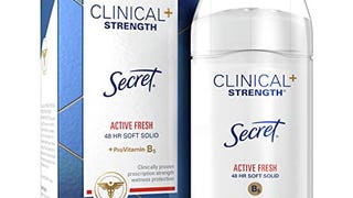 Secret Antiperspirant Clinical Strength Deodorant for Women,...