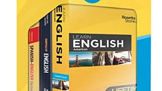 Rosetta Stone Learn English Bonus Pack Bundle| Lifetime...