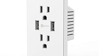 [Smart & Secure] iClever 15 Amp 125 Volt Wall Outlet Duplex...