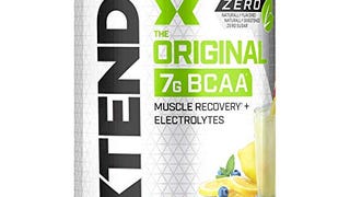 XTEND Natural Zero BCAA Powder Blueberry Lemonade | Free...