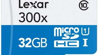 Lexar High-Performance MicroSDHC 300x 32GB UHS-I w/Adapter...