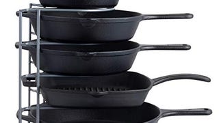 Pan Organizer for Cast Iron Skillets, Griddles and Pots...