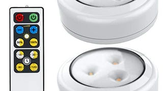 Brilliant Evolution LED Lights 2 Pack with Remote | Wireless...