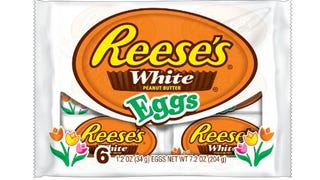 Reese's Easter White Peanut Butter Eggs, 6-Count, 7.2 oz...