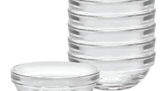 Duralex Made In France Lys Stackable Clear Bowl, 3.5-Inch,...