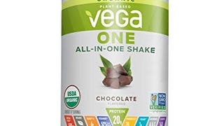 Vega Organic All-in-One Vegan Protein Powder Chocolate...