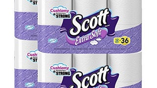 Scott Extra Soft Toilet Paper, Mega Roll, 12 Count, (Pack...
