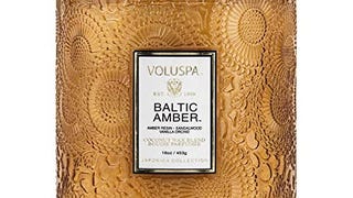 Voluspa Baltic Amber Candle | Large Glass Jar | 18 Oz | 100...