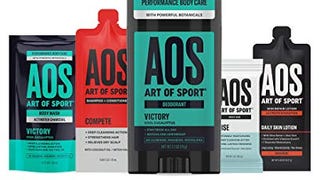 Art of Sport Travel Kit for Men, 5pc Bath and Gym Toiletry...