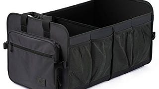MIU COLOR Foldable Car Trunk Organizer with Mesh Pockets...