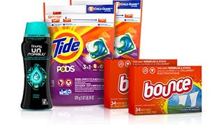 Tide Pods Laundry Detergent Pacs (2x35ct), Downy Unstopable...