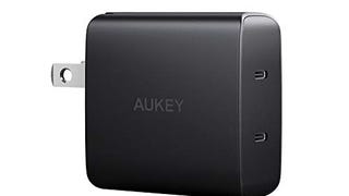 PD Charger AUKEY 36W 2-Port USB C Charger with 18W Power...