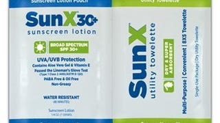 Sunscreen Towelettes by SunX Ultra Protection