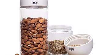 Glass Jars - Airtight Lid Food Containers Fresher Food...