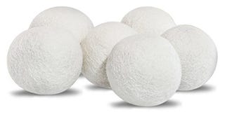 Wool Dryer Balls, Set of 6 Organic Laundry Balls for Dryer,...