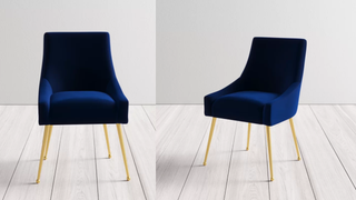 Dusek Velvet Upholstered Side Chair