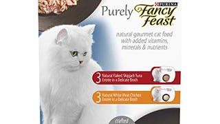 Purina Fancy Feast Natural Wet Cat Food Variety Pack, Purely...