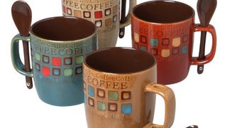 Mr. Coffee Mug, 8 Piece Set, Cafe Americano