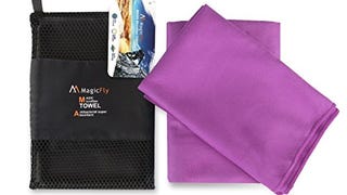 Magicfly Microfiber Towel Travel Towel Ultra Compact Absorbent...
