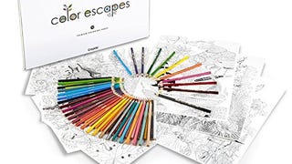 Crayola Color Escapes Coloring Pages & Pencil Kit, Garden...