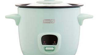 DASH Mini Rice Cooker Steamer with Removable Nonstick Pot,...