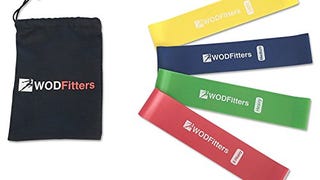 WODFitters Mini Bands Set - 5 Exercise Workout Resistance...