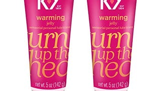 K-Y Warming Jelly Lube, Sensorial Personal Lubricant, Glycol...