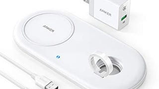 Anker Wireless Charging Station, 2 in 1 PowerWave+ Pad...