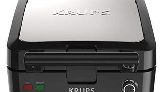 Krups Breakfast Set Stainless Steel Waffle Maker 4 Section...