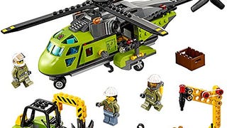 LEGO City Volcano Explorers 60123 Volcano Supply Helicopter...